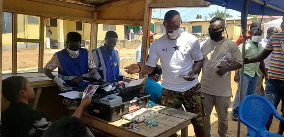 COVID-19 Taskforce Members Tour EC Registration Centres To Monitor Compliance
