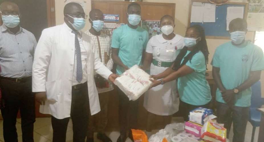 Adehyie FM donates to Bibiani Municipal Government Hospital