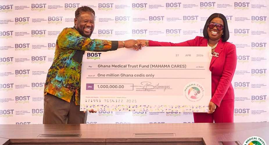 BOSTenergies donates GH1million to Ghana Medical Trust Fund to advance life-saving healthcare