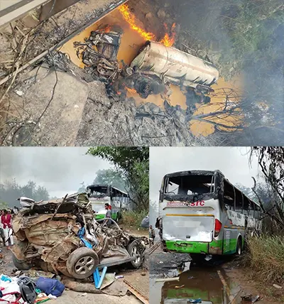 Birimso bridge crash causes major traffic disruption on Accra-Kumasi highway