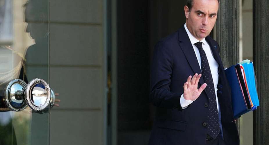 Frances Prime Minister Sebastien Lecornu leaves after the weekly cabinet meeting at the Elysee Palace in Paris on 22 July 2026. - AFP - DIMITAR DILKOFF