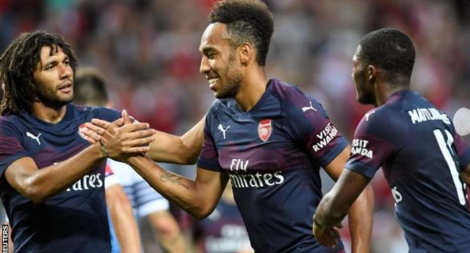 Arsenal 2-0 Lazio: Reiss Nelson And Pierre-Emerick Aubameyang Score In Win