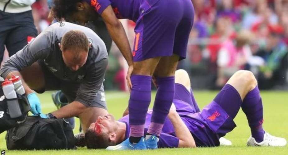James Milner: Liverpool Midfielder Has 15 Stitches In 'Crazy Cut'