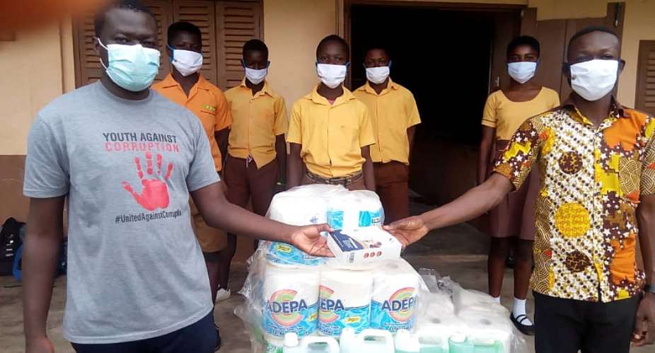 COVID-19: SWEDEC Donates PPEs To Basic Schools In Mampong Municipal