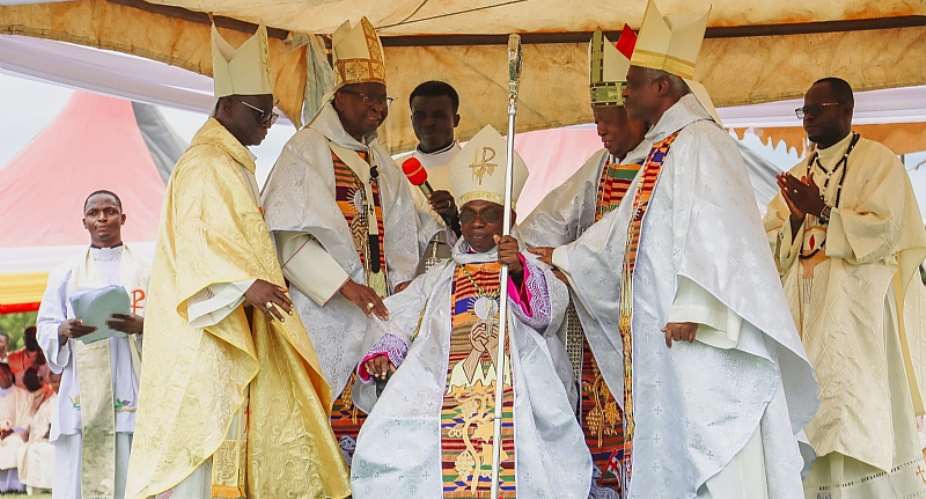 Wa Catholic Diocese ordains Most Rev. Francis Bomansaan as Bishop