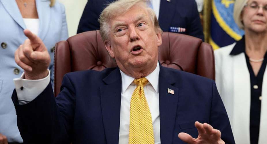 US President Donald Trump in the Oval Office at the White House in Washington, DC, 3 August 2026. -  Evelyn Hockstein, Reuters