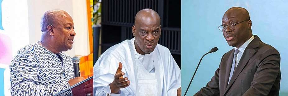 President John Mahama, Messrs. Haruna Iddrisu and Cassiel Ato Forson