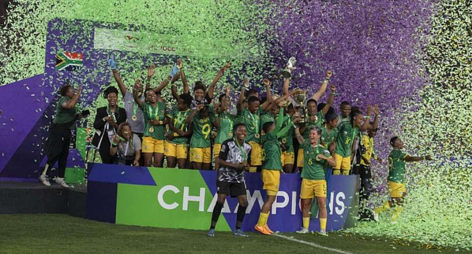 South Africa won the 2022 WAFCON but face elimination after the group stages at the 2026 tournament. - AP - STR
