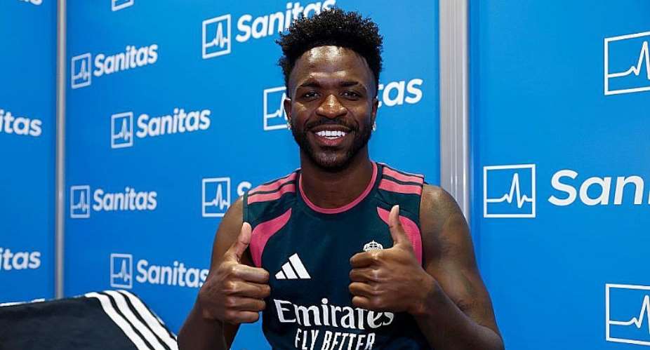 Getty ImagesImage caption: Vinicius Jr returned to Real Madrid on Monday to have his pre-season medical following Brazils World Cup campaign