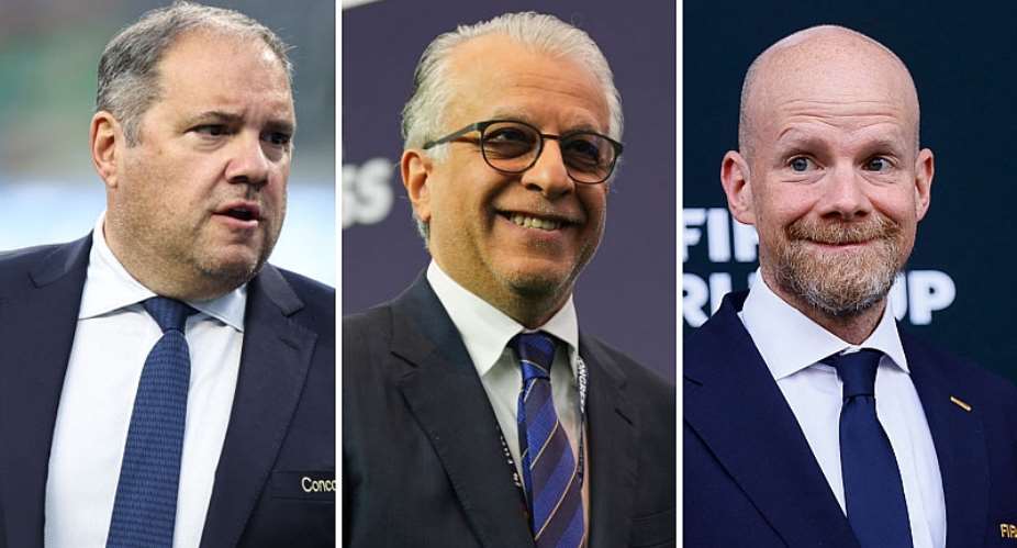 Getty ImagesImage caption: Victor Montagliani, Sheikh Salman bin Ebrahim Al Khalifa and Mattias Grafstrom are among those who could succeed Gianni Infantino as Fifa president