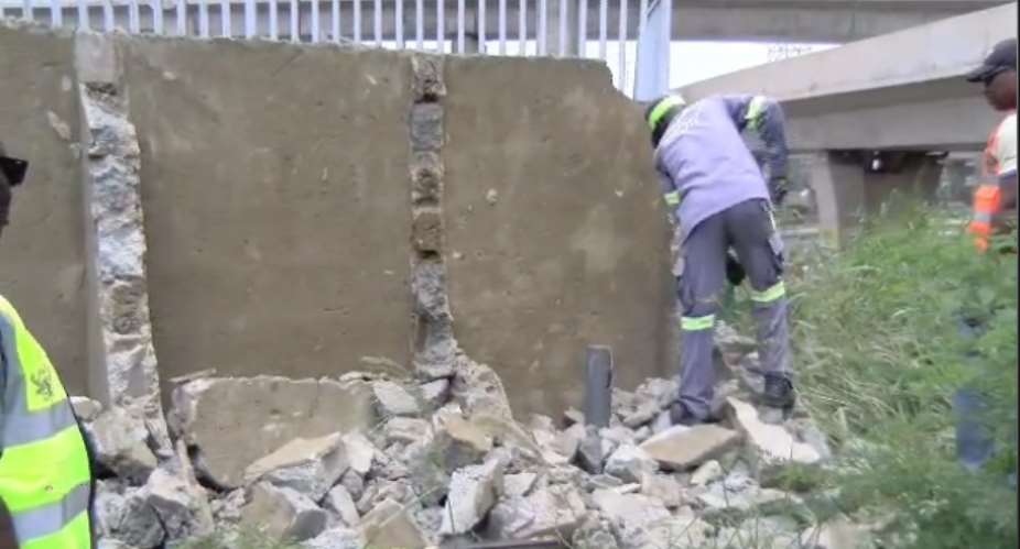Ga North Assembly explains why it demolished toilet under Pokuase Interchange