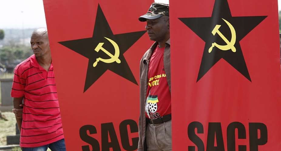 South African Communist Party members have held key positions in the ANC-led governments.  - Source: EFE-EPAKim Ludbrook