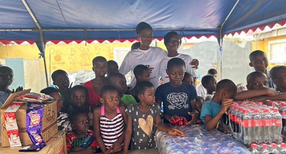 Tiwaah Foundation donates to Chosen Children’s Center in Darkuman