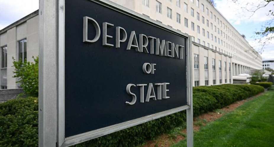 The US Department of State headquarters in the Foggy Bottom neighborhood of Washington, DC, on April 15, 2025. -  Jim Watson, AFP