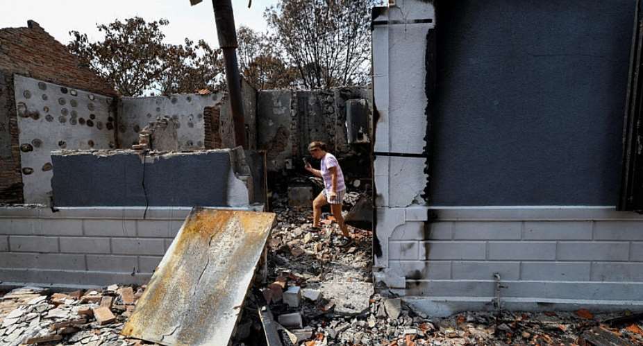 Fires throughout France left a trail of destruction during July which registered the highest average daily temperature since records began in 1900. - REUTERS - Yves Herman