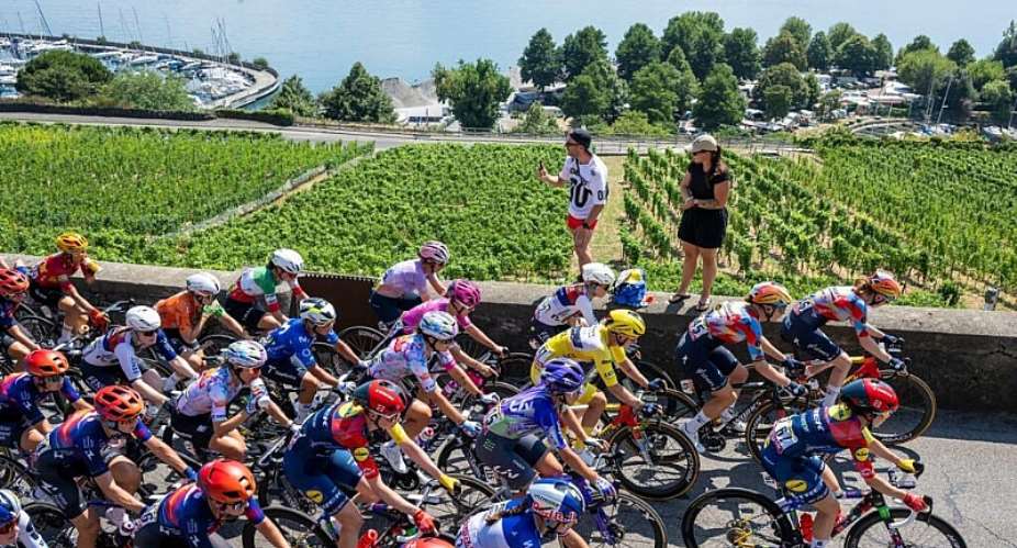 Marlen Reusser won the fourth stage of the 2026 womens Tour de France to take the overall lead in the race which finishes on Sunday in Nice. - Jean-Christophe Bott/Keystone vi - Jean-Christophe Bott