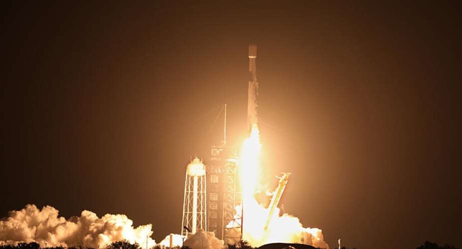 The upper stage of a SpaceX Falcon 9 rocket is expected to crash into the Moon in a collision that will leave behind a crater on the lunar surface. -  Gregg Newton, AFP/File