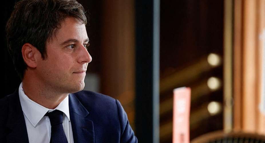 French Prime Minister Gabriel Attal campaigns before the second round of the early French parliamentary elections, in Paris, France, July 5, 2024. -  Benoit Tessier / Reuters