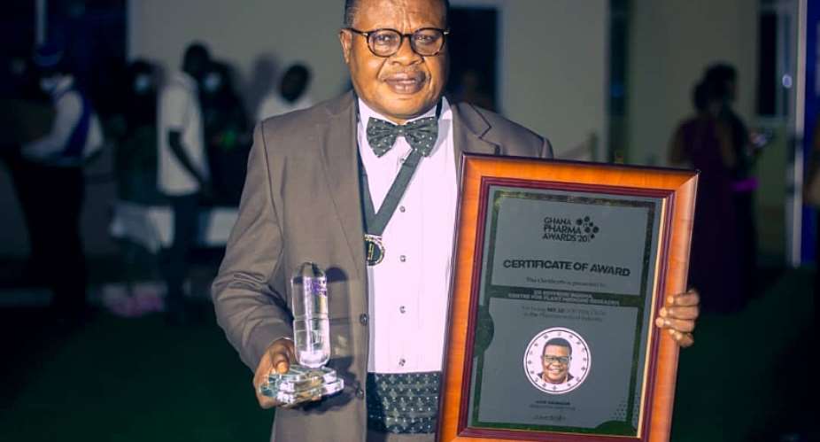 CPMR Executive Director Recognized At Ghana Pharma Awards, 2020