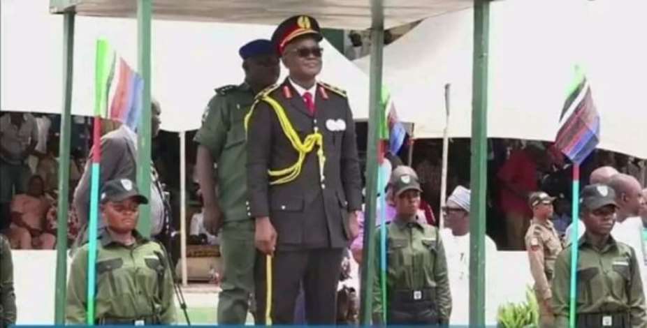 Samuel Ortom, Governor, and Commander-in-Chief of the Community Volunteer Guards of the Benue State of Nigeria