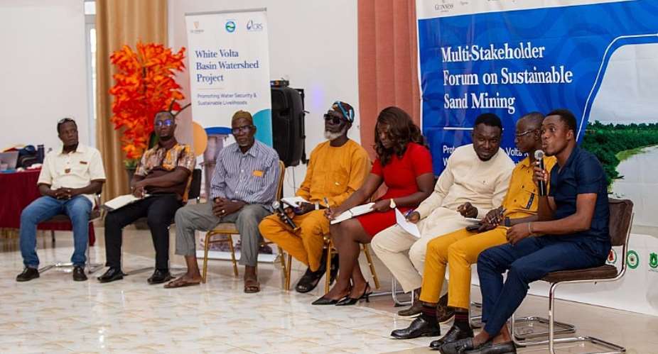 Stakeholders validate framework to promote sustainable sand mining in White Volta Basin