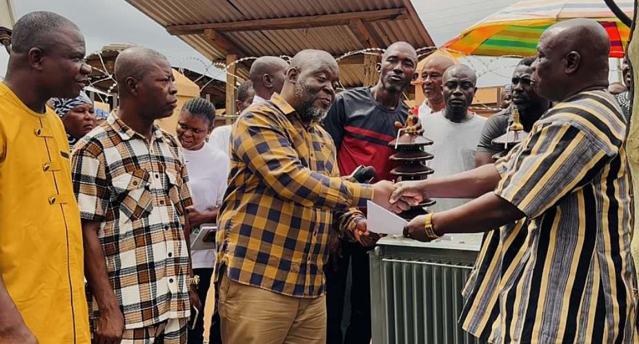 Obuasi East Assembly procures two 200KVA/33KVA transformers to restore power to Kwabenakwa and Asonkore