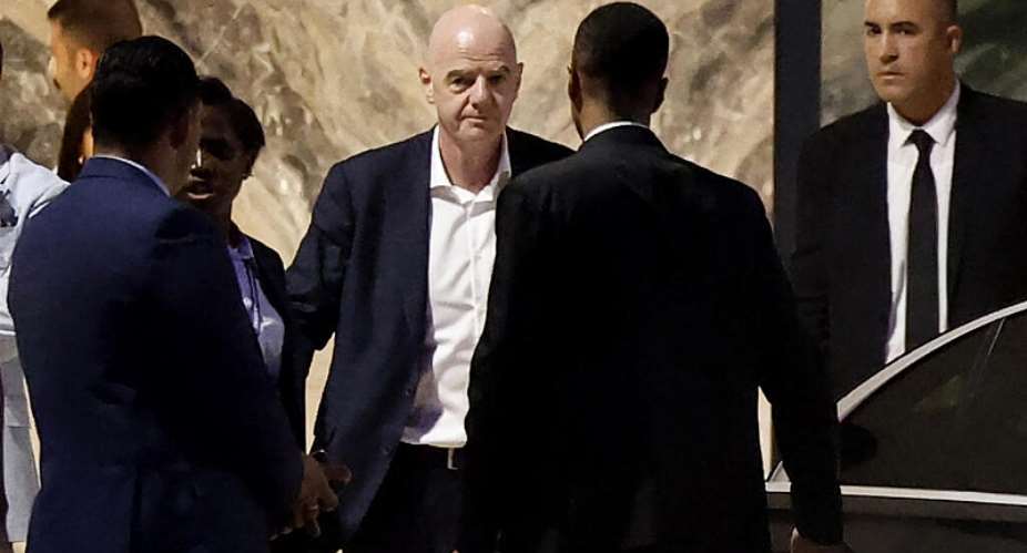 Gianni Infantino, head of world footballs governing body Fifa, met executives from the organisation in Morocco to discuss the fallout from his failed attempt to push through commercial reforms of the way Fifa competitions are run. - AFP - ABDELMAJID BZIOUAT