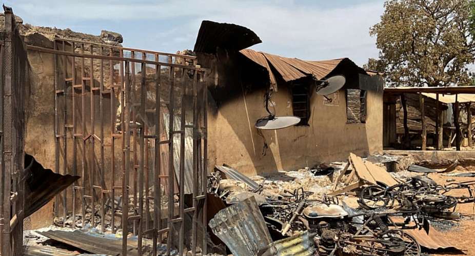 Homes that were burned stand in ruins, days after an attack in the village of Woro, Nigeria, 5 February 2026. -  Musa Salim, AP