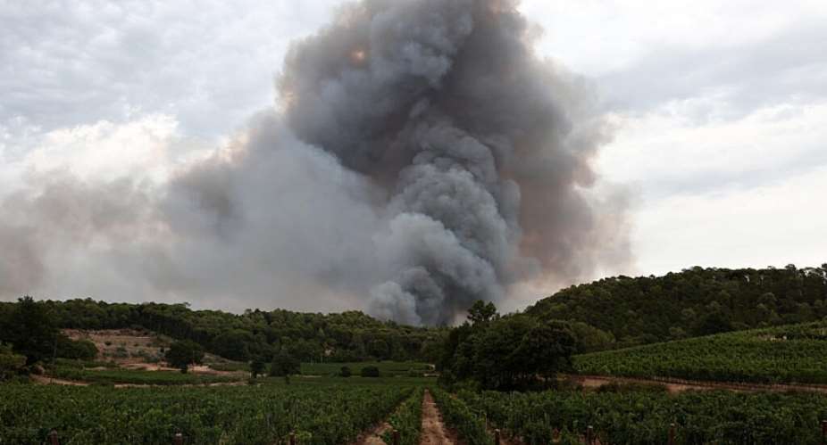 Winemakers are worried about the effect of the wildfires on this years vintage. -  Thibaud Moritz, AFP