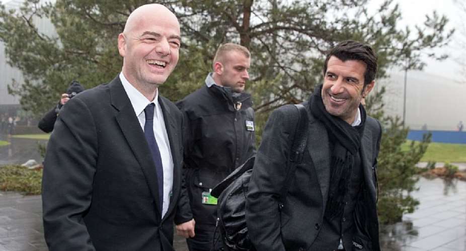Lus Figo joins calls for FIFA president Gianni Infantino to resign
