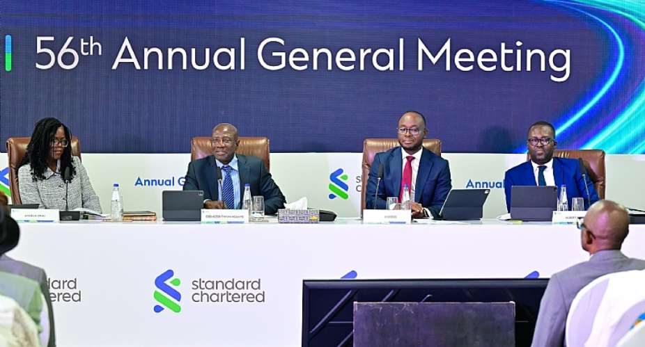 Standard Chartered declares GH¢673.48 million dividend at 56th Annual General Meeting