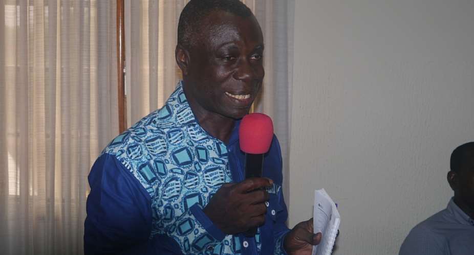 The IRC Ghana Sanitation Lead, Mr. Kwame Asiedu Asubonteng