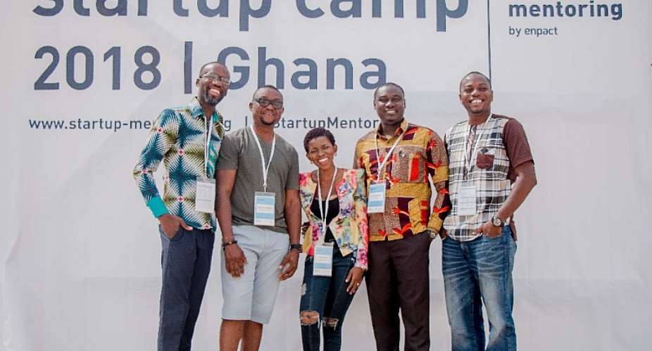 Afi Antonio Mentor Young Entrepreneurs at Enpact Bootcamp in Ghana