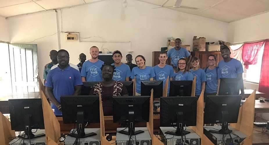 USA NGO and Kofi Adams support ICT in Buem Schools