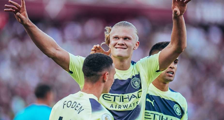 Off-The-Mark: Erling Haaland stars with brace to lead Man City to victory at West Ham