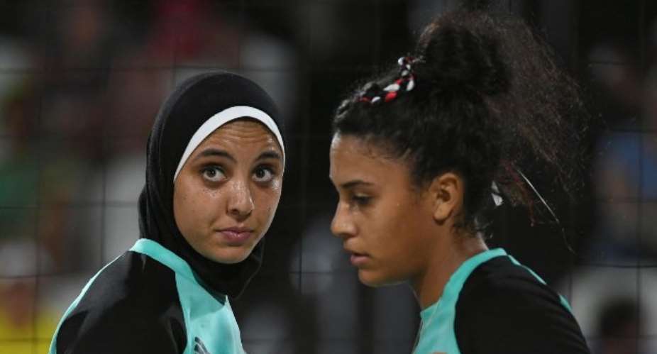 RIO 2016: Egypt's beach volleyball team stand out in defeat