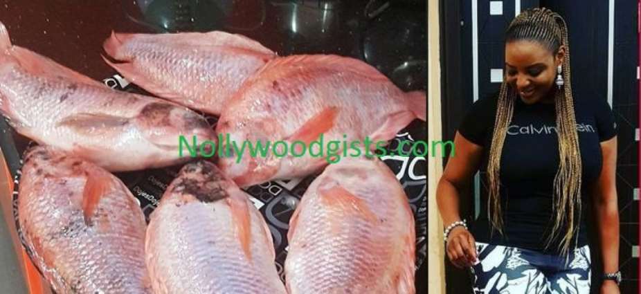 After Months of Farming, Actress, Funke Adesiyan Begins Massive Sales of her Fishes