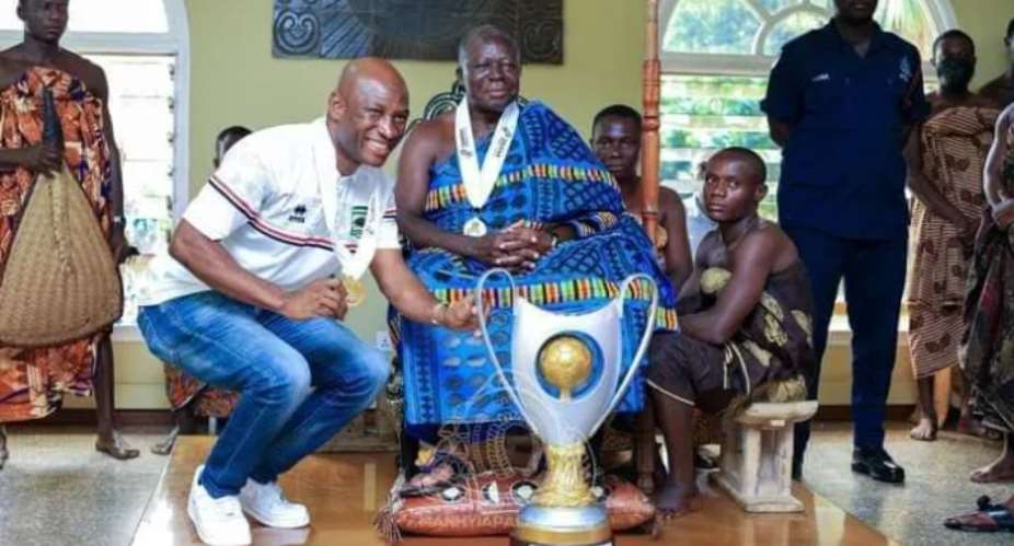 Asante Kotoko: Focus on building a team and dont be anxious to win trophies - Otumfuo charges Prosper Narteh Ogum