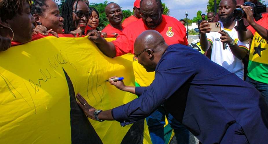Ghanaians rallying around their flag