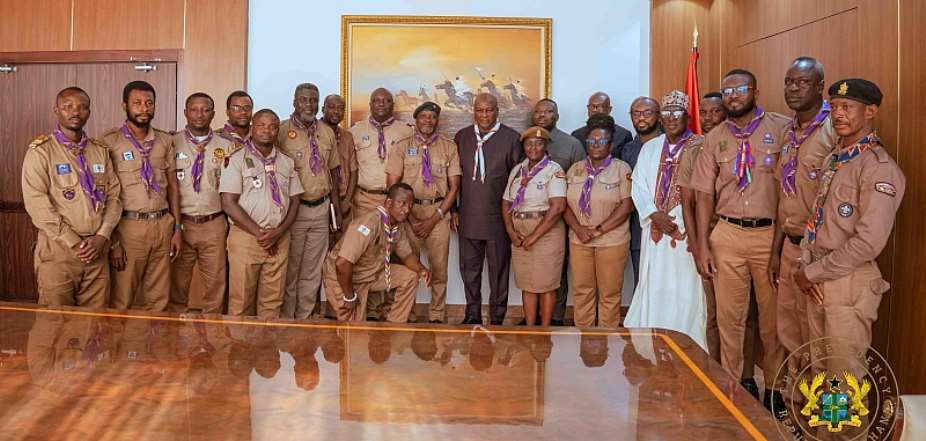 President Mahamabacks Ghana Scout Association to boost youth development