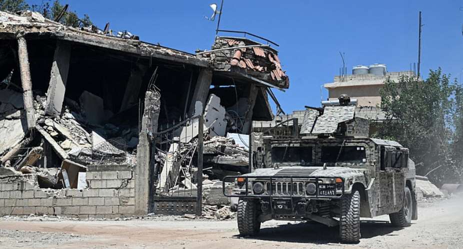 File photo: Lebanese soldiers patrol in Zawtar al-Gharbiya on July 28, 2026 as residents return to inspect their homes after the army deployed to the southern village as part of a framework deal reached with Israel. -  Joseph Eid, AFP