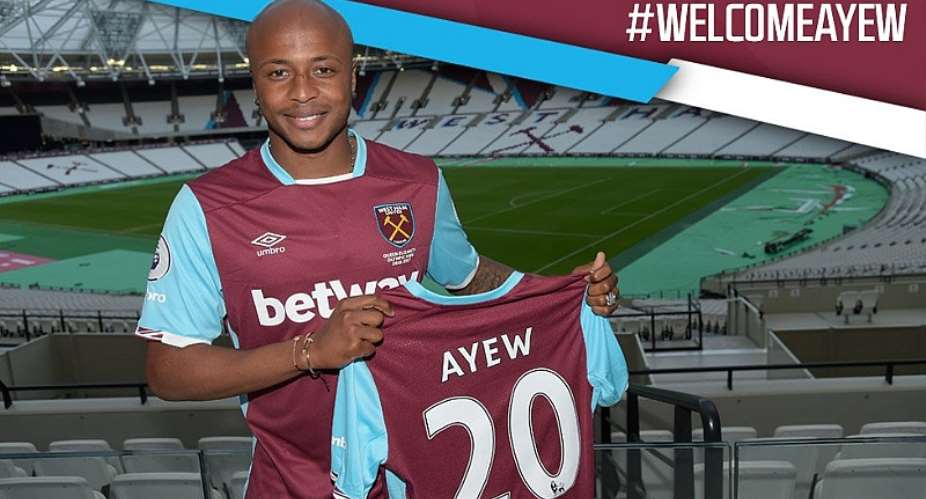 West Ham sign Andre Ayew for club record 20.5m