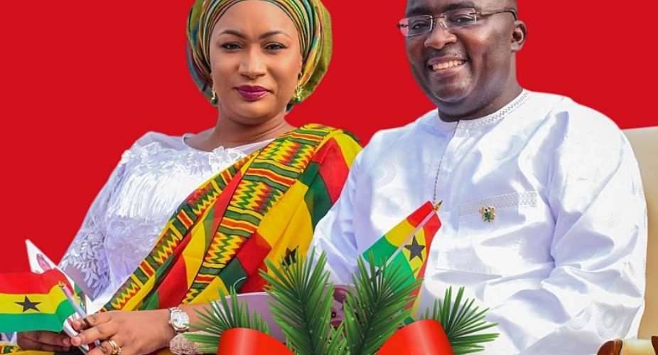 Dr. Mahamudu Bawumia and wife, Samira bawumia