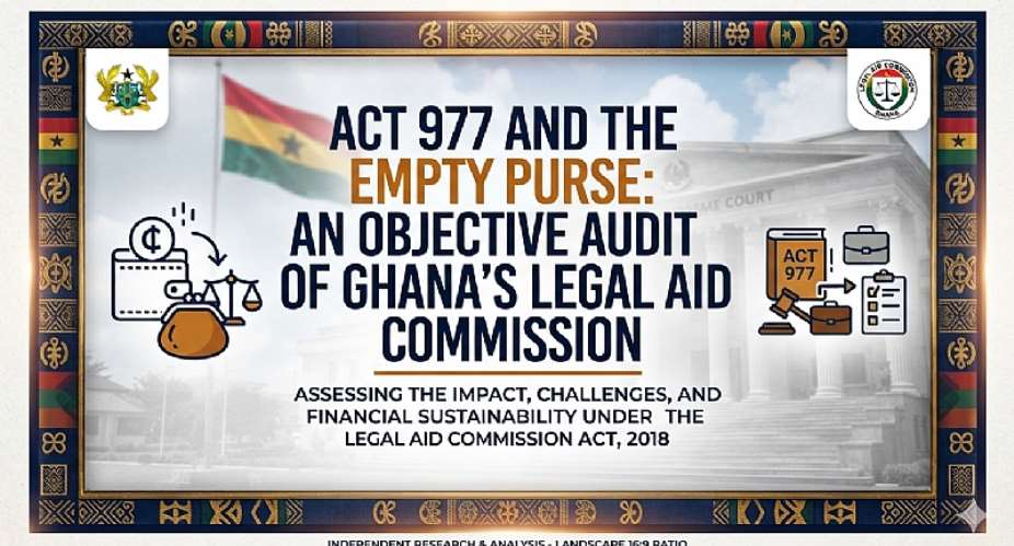 Act 977 and the Empty Purse: An Objective Audit of Ghana’s Legal Aid Commission