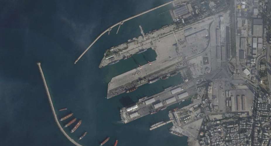 File photo: A satellite image shows a Russian naval facility, in Tartous, Syria in this handout picture taken on December 6, 2024. 2024. -  via Reuters