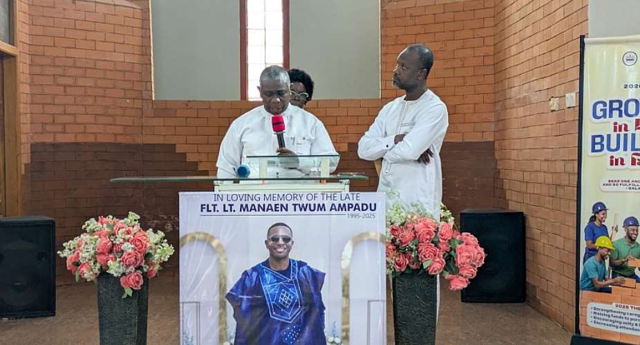 Reverend MacDouglass Emmanuel Ampadu, father of the late Flight Lieutenant Manaen Twum Ampadu