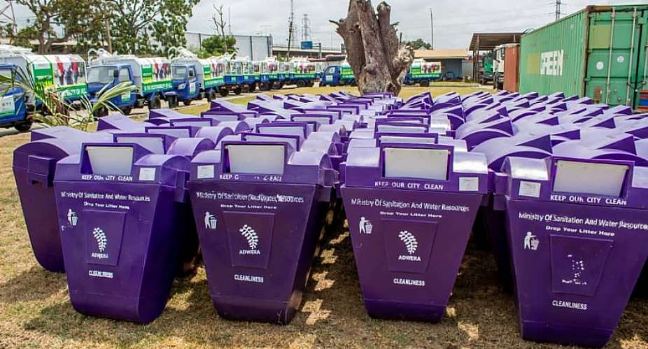 Three More Ministries Receive Litter Bins From Sanitation Ministry