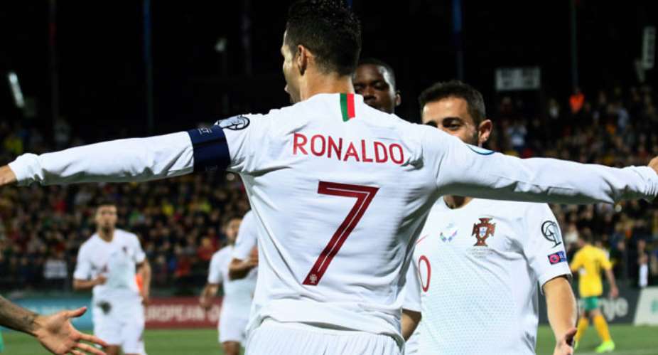 Watch Ronaldo's 4-Goal Haul In Euro Qualifier VIDEO