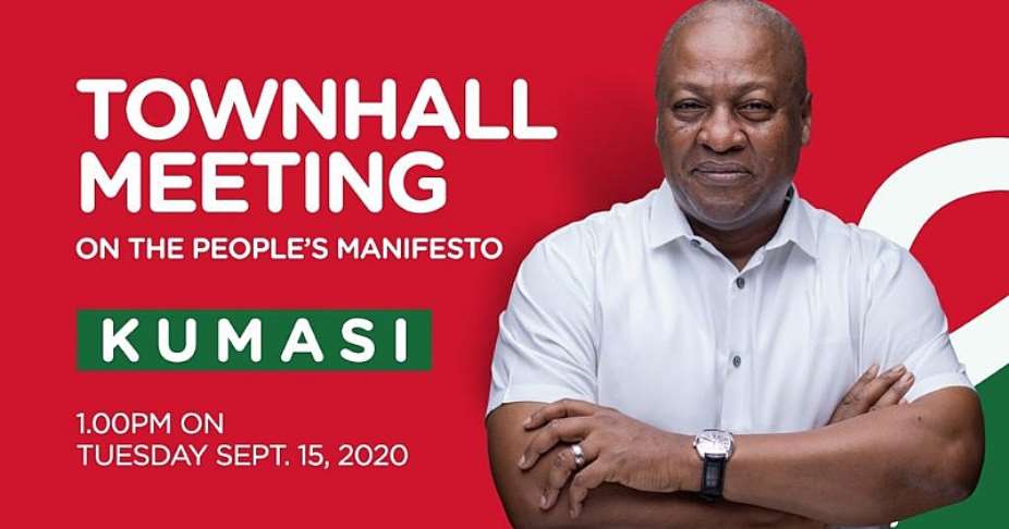 NDC To Hold Town Hall Meeting On The People's Manifesto