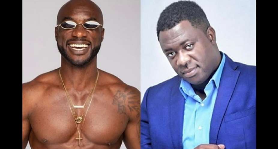 KWabena Kwabena left and Manager, Nana Poku Ashis